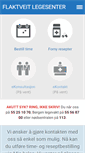 Mobile Screenshot of flaktveitlegesenter.no